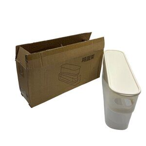 Plastic Egg Storage Container With Lid & Tilted Design For Kitchen Organizing